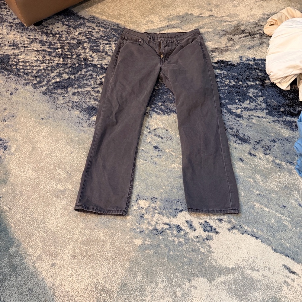 5 Pair Lee & Levi’s Men's Straight Leg Jeans in Blue and Black - Picture 3 of 16